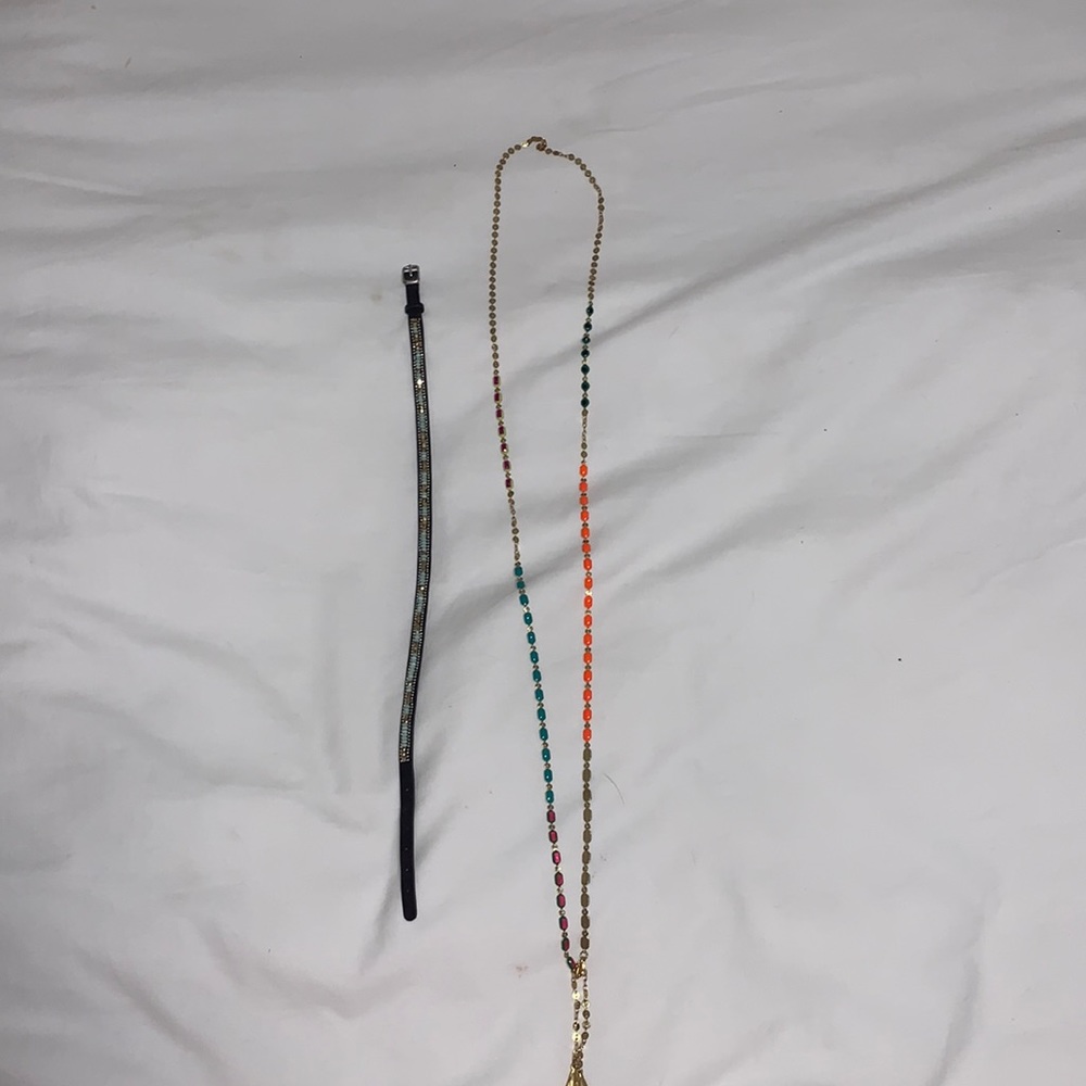 Stella & Dot wrap bracelet and wrap necklace